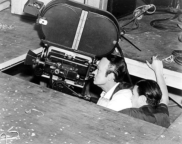 Welles used extreme low-angle shots to portray the characters’ magnitudes and downfalls.