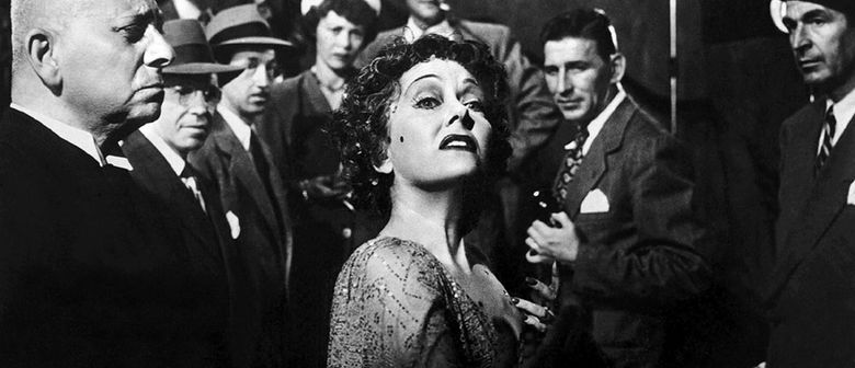 Norma Desmond getting ready for her final closeup, still living inside the illusion she had created a long time ago.
